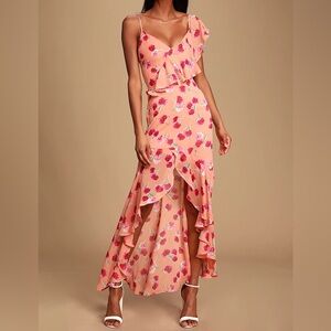 Lulu's 'Bloom Forever' floral maxi dress